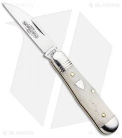 GEC #06 Northfield UN-X-LD Pocket Knife 2.75" Smooth White Bone 060119