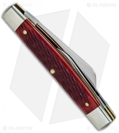 GEC #13 Tidioute Cutlery Congress Whittler Pocket Knife 3.6" Rust Red Jig Bone - Image 3