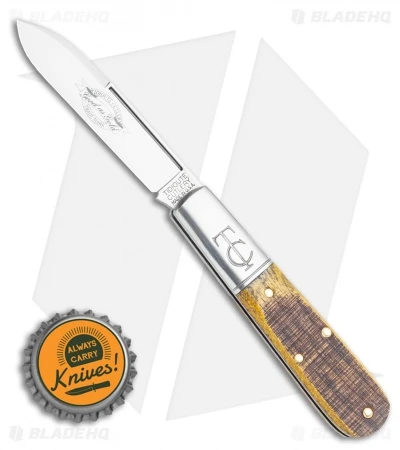 GEC #15 Tidoute Barlow Slip Joint Knife Sawn Osage Wood (2.8" Satin) 152121 - Image 4