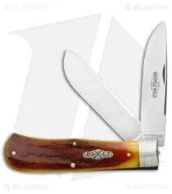 GEC #23 Pioneer Trapper Pocket Knife 4.5" Antique Autumn Natural Bone