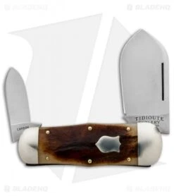 GEC #46 Tidioute Cutlery Whaler Pocket Knife 4.3" Muscle Bone 462218