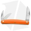 GEC #62 Farm And Field 3.875" Pocket Carver Knife Orange Delrin