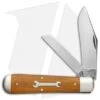 GEC #86 Tidioute Cutlery Oil Field Jack Pocket Knife Natural Micarta 861219