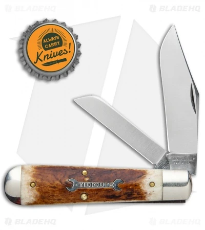 GEC #86 Tidioute Cutlery Oil Field Jack Pocket Knife Oily Creek Bone 861219 - Image 4