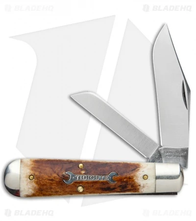 GEC #86 Tidioute Cutlery Oil Field Jack Pocket Knife Oily Creek Bone 861219