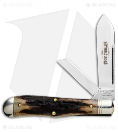 GEC #92 Northfield UN-X-LD Eureka Jack Pocket Knife Sambar Stag 922219