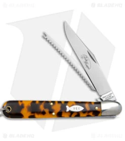 GEC Fish Keeper Pocket Knife Tortoise Shell Acrylic (3.5" Satin) 651222SS