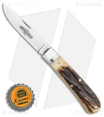 GEC Mustang #74 Pocket Knife Sambar Stag (3.00" Satin) 745120 - Image 4