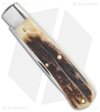 GEC Mustang #74 Pocket Knife Sambar Stag (3.00" Satin) 745120 - Image 2