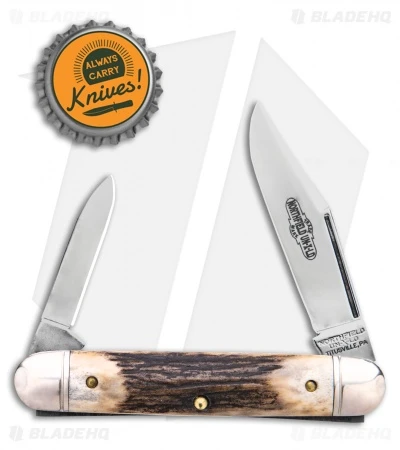 GEC Northfield UN-X-LD Cutlery White Owl 3.25" Pocket Knife Sambar Stag - Image 4