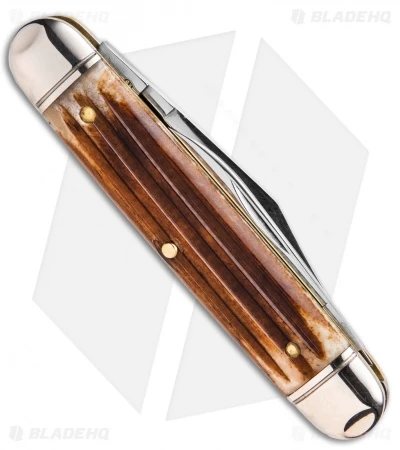 GEC Northfield UN-X-LD Cutlery White Owl 3.25" Pocket Knife Cowhide Jigged Bone - Image 3