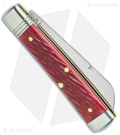 GEC Northfield UN-X-LD Garnet Peach Seed Jigged Red Bone (2.75" Satin) - Image 3
