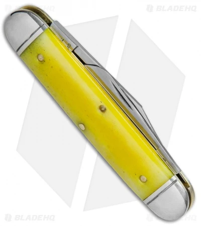 GEC #35 Northfield UN-X-LD Yellow Rose Pocket Knife 3.3" Yellow Bone 351217 - Image 3