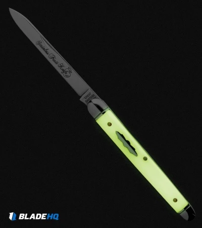 GEC Stainless Fruit Knife Glow In The Dark Lemon Brite Acrylic (3" Mirror) - Image 4
