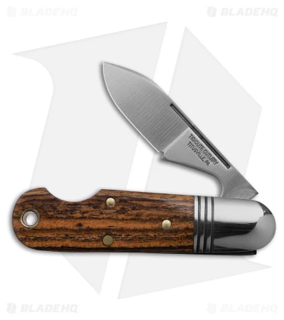GEC Tidioute Cutlery #25 Beerlow Pocket Knife Mexican Bocote Wood(2.1" Satin)