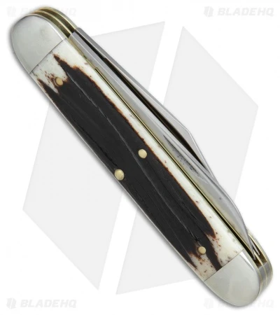 GEC #54 Tidioute Cutlery Big Jack Pocket Knife 4" Cougar Clawed Bone 541217 - Image 2