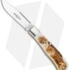 GEC Tidioute Cutlery #83 Tascosa Lockback Knife - Sambar Stag