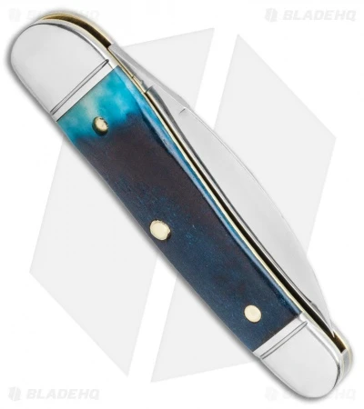 GEC Northfield UN-X-LD Little Rattler Knife Blue Teal Natural Bone (2" Satin) - Image 3