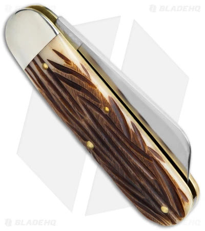 GEC Tidioute Cutlery Toe Nail Clipper Knife India Jigged Bone (3" Satin) - Image 3