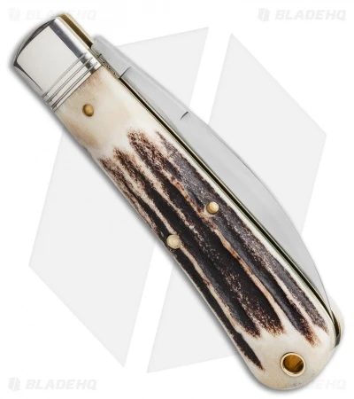 GEC Tidioute Cutlery Viper Pocket Knife Sambar Stag (3" Satin) 470120 - Image 3
