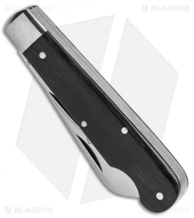 GEC #15 Tidioute Huckleberry Crown Lifter Boy's Knife 3.5" Ebony Wood 153216CL - Image 2