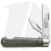 GEC #15 Tidioute Huckleberry Crown Lifter Boy's Knife 3.5" Grn Micarta 153216CL