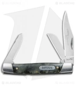 Imperial Limited Edition 2017 Stockman Knife 3.25" Marble Acrylic IMP17-16CP