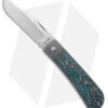 Jack Wolf Knives Benny's Clip Slip Joint Fat Carbon Arctic Storm (3" Satin)