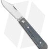 Jack Wolf Knives Little Bro Jack Slip Joint Knife Black Micarta (2.7" Satin)