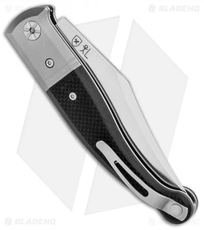 LionSteel Gitano Traditional Slip Joint Knife Black G-10/Ti (3.25" Satin) - Image 3