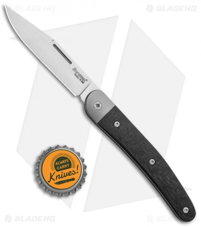 LionSteel Jack Slip Joint Knife One Function Carbon Fiber (3" Satin M390) - Image 4