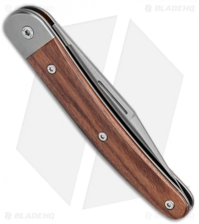 LionSteel Jack Slip Joint Knife One Function Santos Wood (3" Satin M390) - Image 3