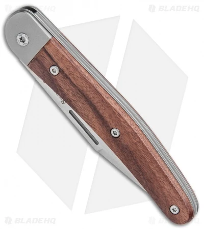 LionSteel Jack Slip Joint Knife One Function Santos Wood (3" Satin M390) - Image 2