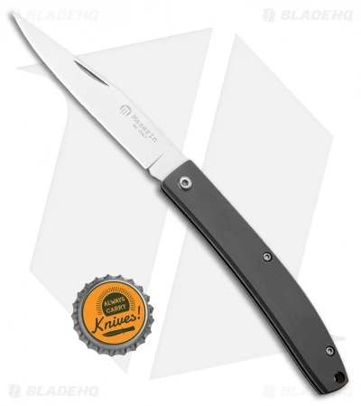 Maserin E.D.C. Gentleman Slip Joint Knife Gray Micarta (3.25" Satin) - Image 4