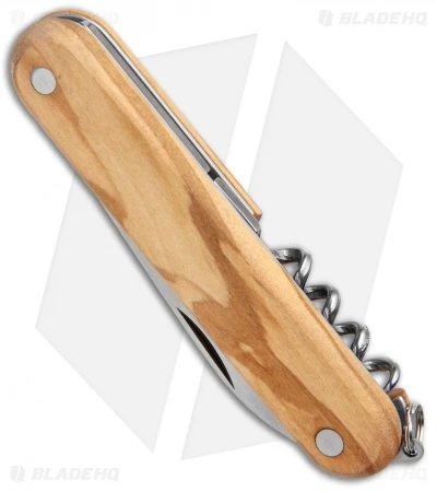 Mercury 4-in-1 Multi-Purpose Knife Olive Wood (3" Polish) 913-3LC - Image 2