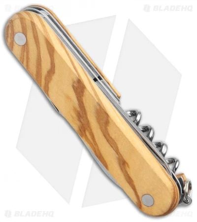 Mercury 7-in-1 Multi-Purpose Penknife Olive Wood (3" Polish) 913-6LC - Image 2