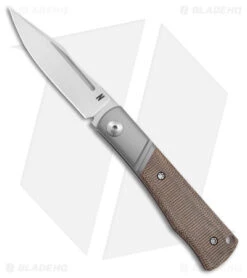 NotoriousEDC Kingpin Slip Joint Knife OD Green Micarta (2.8" Satin)