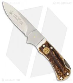 Puma 4-Star Mini Lockback Pocket Knife 2.875" Genuine Stag (220700S)
