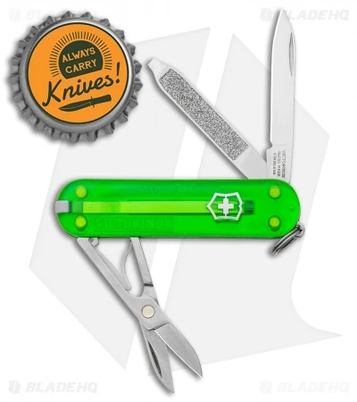 Victorinox Classic SD Green Tea Polymer (2.25" Stainless Steel) - Image 4