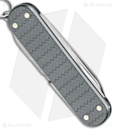 Victorinox Classic SD Precious Swiss Army Knife Woven Gray Alox 062214031G - Image 3