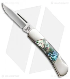 Bear & Son Cutlery Executive Lockback 3" Genuine Abalone AB26