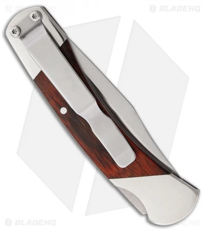 Bear And Son Lockback Rosewood Folding Knife (2.50" Satin) - Image 2