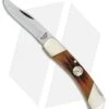 Bear & Son Med Lockback Knife Red Stag Bone (2.75" Satin) CRSB05