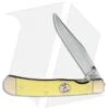 Bear & Son Rancher Liner Lock Knife Yellow Delrin (3.25" Satin) C3154L