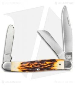 Bear & Son Large Stockman Knife Sim Stag (3" Satin) SD47