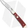 Boker Trapperliner Pocket Knife Red Smooth Bone (3.25" Satin) 114711