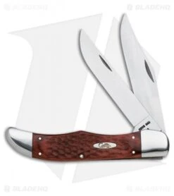 Case Folding Hunter Knife 5.25" Jigged Brown Staminawood (6265 SS) 00189