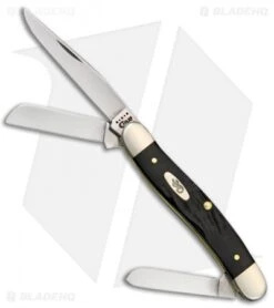 Case Medium Stockman 2.50" Rough Black Synthetic (6318 SS) 18222