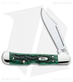 Case Mini Copperlock Knife 3.625" Green Bone (61749L SS) 9723