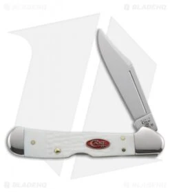 Case SparXX Mini Copperlock Knife 3.625" Jigged White Delrin (61749L SS) 60185